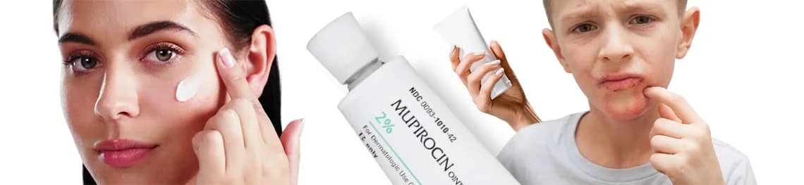 Mupirocin Ointment On Face in a webp image