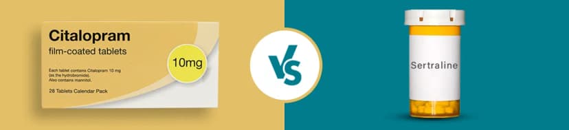 Citalopram vs sertraline