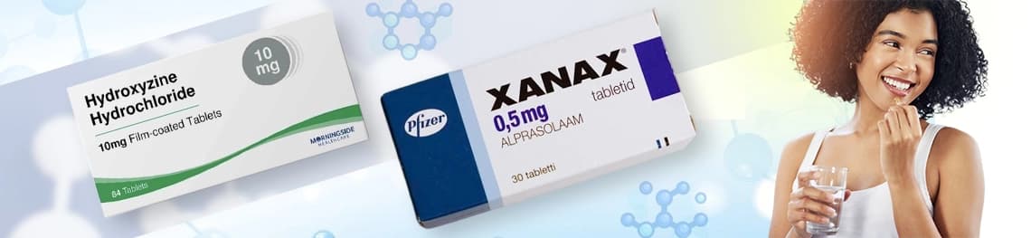 DRUG INTERACTIONS OF HYDROXYZINE WITH XANAX