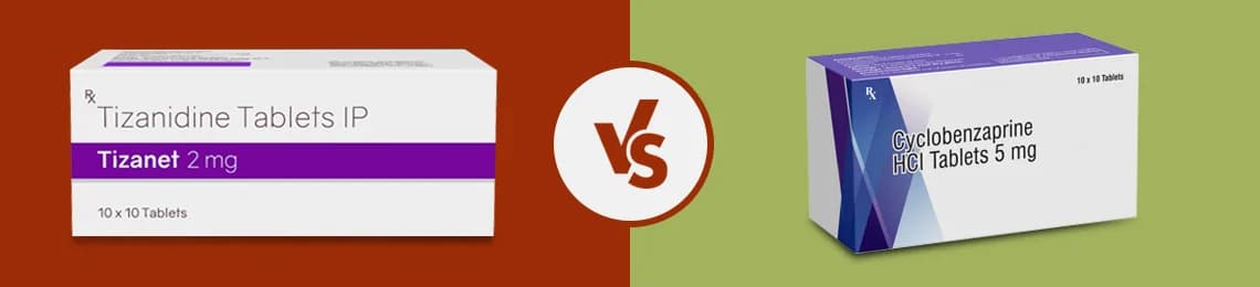 Tizanidine vs Cyclobenzaprine