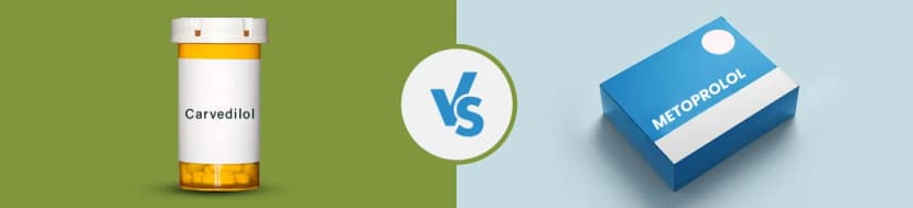 Carvedilol vs Metoprolol
