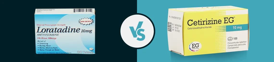 Loratadine vs Cetirizine