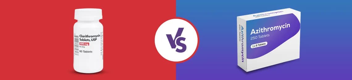 Clarithromycin vs Azithromycin
