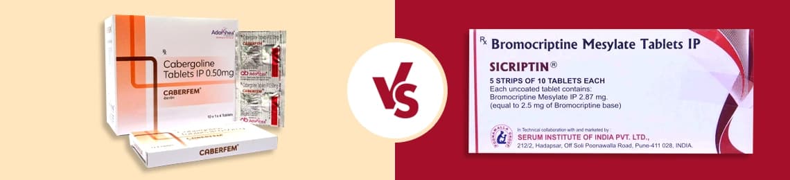 Cabergoline vs Bromocriptine