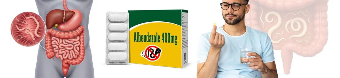 albendazole tablet 400 mg dose for adults in a webp image
