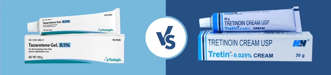 Tazarotene vs Tretinoin
