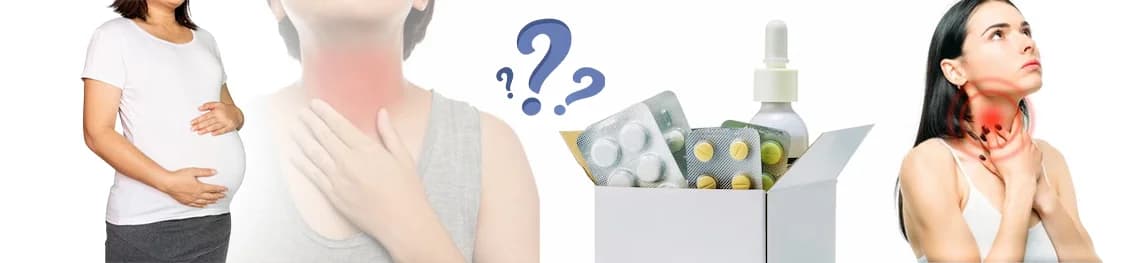What to take for sore throat while pregnant in a wepb image