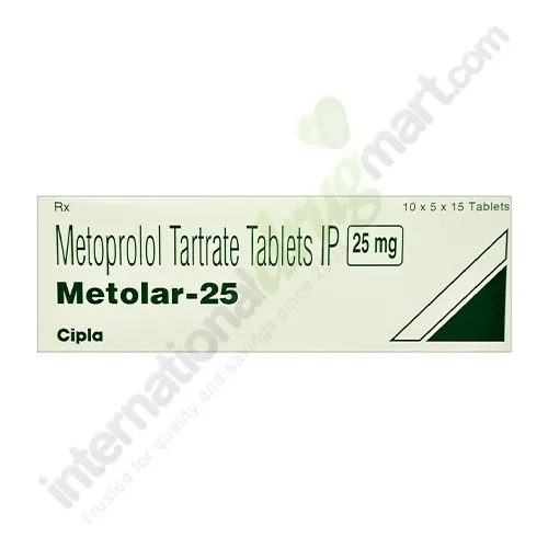 Metoprolol 25mg Tablets