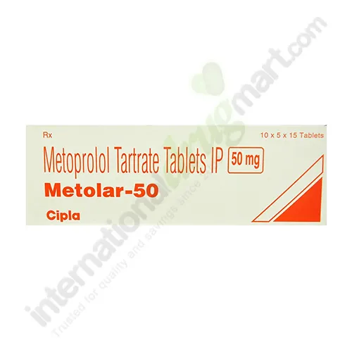 Metoprolol 50mg Tablets