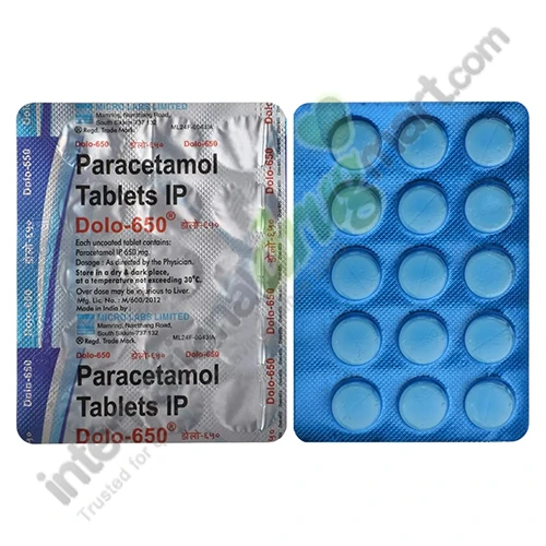 Acetaminophen/Paracetamol 650mg DT