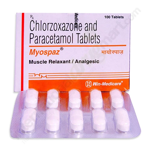 Chlorzoxazone-Paracetamol 250mg-325mg