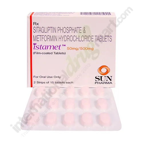 Fosfato de sitagliptina-Hidrocloruro de metformina 50mg-500mg