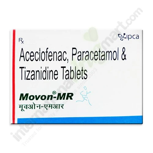 Aceclofenac–Paracetamol–Tizanidine