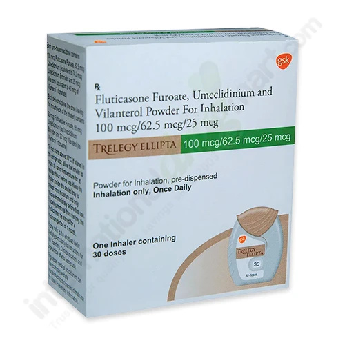 Fluticasone Furoate-Umeclidinium-Vilanterol 100mcg-62.5mcg-25mcg