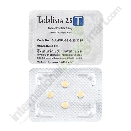 Tadalista 2,5 mg