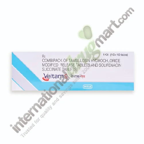 Tamsulosin-Solifenacin 0.4mg-5mg