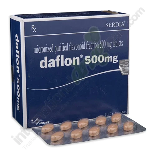 Fracción micronizada purificada de flavonoides de Rutaceae 500 mg
