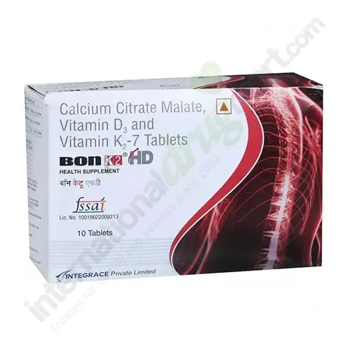 Citrato de calcio 250mg-Vitamina D3 10mcg -Vitamina K2 50mcg